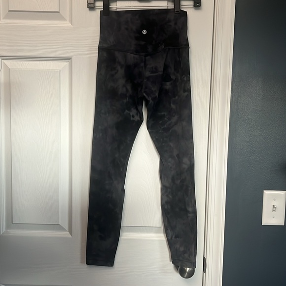 Lululemon Align High-Rise Pant 25" in Diamond Dye Pitch Grey Size4 - Picture 4 of 7